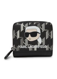 Buy Karl Lagerfeld Paris Ikonik Small Zip Wallet in Saudi Arabia