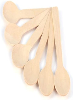 اشتري Wooden Spoon Disposable 50 PC Counts_one year warranty في مصر