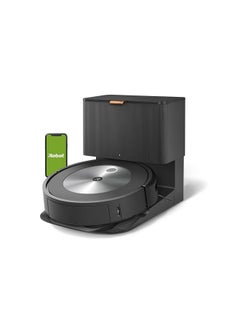 اشتري iRobot Roomba j7+ (7550) Self-Emptying Robot Vacuum Avoids Common Obstacles Like Socks, Shoes, and Pet Waste, Empties Itself for 60 Days, Smart Mapping, Works with Alexa في الامارات