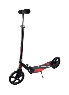 Buy Large scooter with two wheels and a stand that supports up to 100 kg number of wheels 2 colour  black in Saudi Arabia