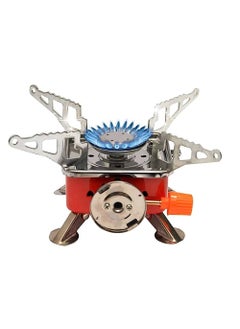 اشتري Stove Ultralight Portable Outdoor Backpacking Camping Stoves Foldable Travel Stove for Camping Picnic Outdoor Activities Size 16x11.5x10cm في السعودية