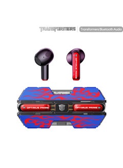 اشتري Transformers TF-T01 Wireless Headphones Bluetooth 5.4 Earbuds Headsets Optimus Prime Blue  High Quality And Intelligent Noise Reduction，HD Calls, HIFI Stereo, 1.5h Charging Time Suitable For All Model في السعودية