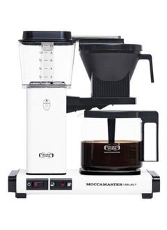 اشتري KBG Coffee Brewer: ماكينة تحضير القهوة المفلترة مع دورق زجاجي – 1.25 لتر – أبيض في الامارات