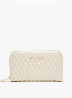 اشتري Women Quilted Zip Around Wallet في الامارات