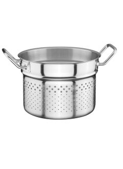 اشتري Stainless Steel Steam Pot 20 cm x 15 cm |Ideal for Hotel,Restaurants & Home cookware |Corrosion Resistance|Made in Turkey في الامارات