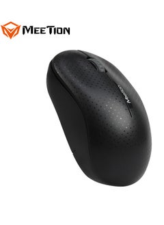 Buy Meetion Wireless Mouse R545 Automatic sleep power saving Suitable for right/left hands users 2.4GHz USB Nano receiver included (range up to 10m) (Black) in UAE