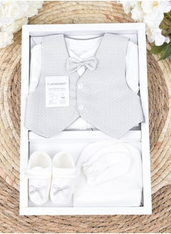 Buy 4-Piece Baby Suit Set with Gift Box in Saudi Arabia