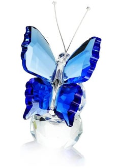 Buy Crystal Butterfly Figurines with Ball Base for Home Wedding Decoration Glass Butterflies Ornaments Collectibles Figurines Valentine's Day for Lovers Gifts For Mother Sisters Brother And Friend in Saudi Arabia