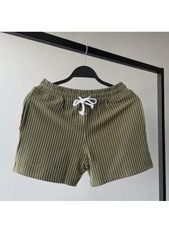 اشتري Summer Striped Shorts Casual Mens Trendy Green في الامارات