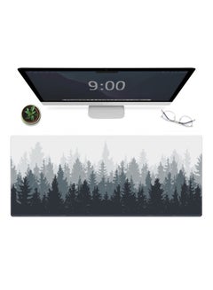 Buy Large Gaming Mouse Pad 800 x 300 x 3mm, Non-Slip Rubber Base Water-Resistant Mousepad Desk Mat for Computer Keyboard Misty Forest in Saudi Arabia