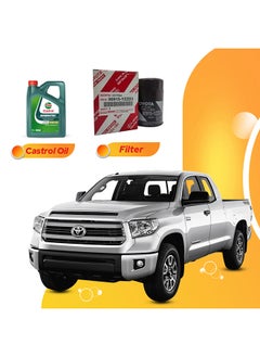 اشتري Tundra 8 Liters 5W30 Toyota Oil And Original Filter في الامارات