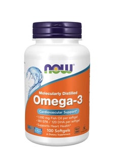 Buy Omega 3 Fish Oil 100 Softgels in UAE