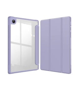 Buy Cover for Samsung Galaxy Tab A9  Cover Case 8.7 inch, Hybrid Shell Cover Case Tablet Coverwith Transparent Back - Lavender in Egypt