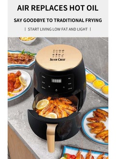 Buy Silver Crest Digital Display Air Fryer with LED Touch Screen,6L 2400W in UAE