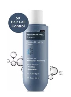 Buy Anti Hair Fall Shampoo - 250ml | 5x Hair Fall Control & Growth | Contains Biotin Adenosine, & Peptides | For All Hair Types in UAE