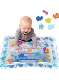 Buy Tummy Time Baby Water Play Mat, Inflatable Playmat for Infant & Toddlers, BPA Free in UAE