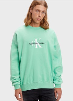 Buy Mono Logo Oversized Sweatshirt in UAE