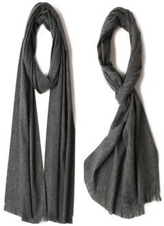 Buy Warm Solid Short Beard Wool Scarf in UAE