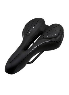 Buy Bike Saddle Steel Rails Mountain Bicycle Seat Soft PU Leather Road MTB Bike Saddle Hollow Breathable Bike Saddle Bike Accessories Riding Equipment in Saudi Arabia