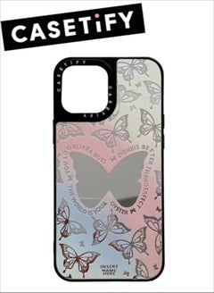 Buy Case for iPhone 13 Pro 6.1 inch Compatible with Magsafe Butterfly Pattern Cover in UAE