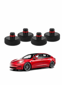 اشتري For Tesla Model 3/Y/S/X Jack Pad Floor Protects Battery and Paint Jack Pad Adapter with Storage Bag, Fits for All Tesla Vehicle (4PCS) في الامارات