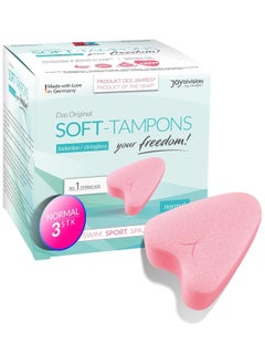 Buy Soft-Tampons Normal I 3 Pieces I Threadless tampons for Sports, Swimming & spa I Menstrual sponges Ultra Soft I Easy Insertion & Removal I Soft Tampon Without Thread in UAE