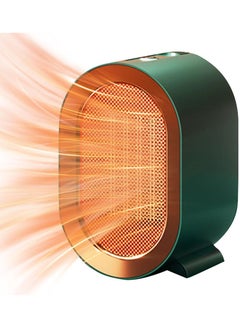 اشتري 1200W Portable Electric Ceramic Space Heater Fan Room 2-speed Adjustable Heating في الامارات