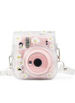 اشتري Camera Protective Case for Fujifilm Instax Mini 11/9/8 Camera, PVC Camera Protective Cover, Transparent Sling Shell Bag with Shoulder Strap في السعودية