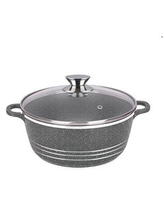 اشتري Dessini Granite Casserole Cooking Pot 32Cm- Pfoa Free Oven Safe-Multi Layer Non Stock Coating-Dishwasher Safe في الامارات