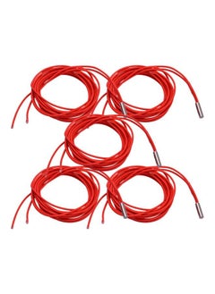 اشتري 5-Piece Single End Cartridge Heating Tube For 3D Printer Red في الامارات