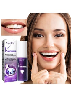 اشتري Purple Corrector ,Teeth Whitening Toothpaste Whitening Teeth Removing Stains Odor Oral Care في الامارات