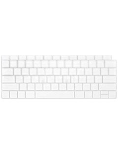 اشتري NTECH Keyboard Cover Compatible with 2019 2018 Newest MacBook Air 13 A1932 with Retina Display and Touch ID Version Soft Touch Keyboard Protective Skin Clear في الامارات