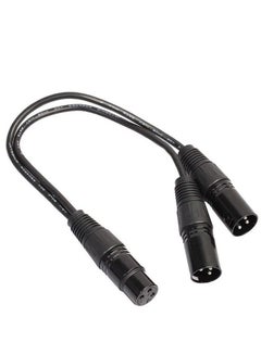 Buy XLR Splitter Female to 2 Male Cable XLR Female to Dual XLR Male Patch Cable in UAE