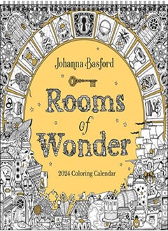 اشتري Johanna Basford 2024 Coloring Wall Calendar: Rooms Of Wonder في الامارات