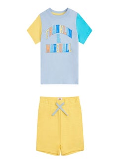 Buy Franklin and Marshall Boys Baby and Toddler Stripe T Shirt and Short Set in Saudi Arabia