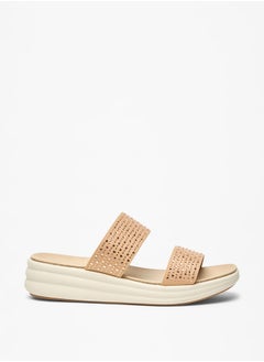 Buy Women's Embellished Slip-On Flatform Sandals in Saudi Arabia