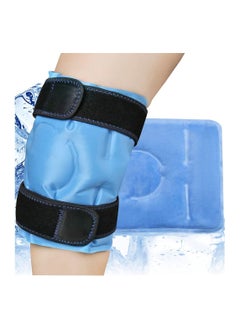 Buy Knee Ice Pack for Injuries, Reusable Gel Ice Wrap for Leg, Knee Replacement Surgery, Cold Pack Knee Wrap with Cold Compression, for Knee Pain Relief, Arthritis, Tendonitis, ACL, Swelling, Bruises in Saudi Arabia