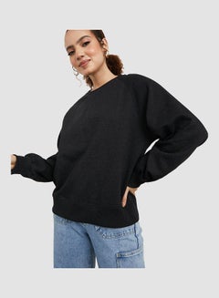 Buy Regular Length Raglan Sleeves Regular Fit Sweatshirt in Saudi Arabia