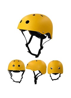 Buy Kids Helmet Arm Protections for Scooter and Cycling (Yellow) in UAE