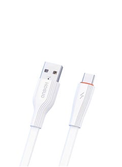 اشتري 1 Meter USB Type-C Output 3A Data Sync Quick Charging Cable White في السعودية