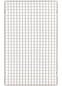 Buy Baking and Cooling Rack, 16.3-Inch Non-Stick Bold-Grid Design Rectangle Wire Rack for Oven Baking (Champagne Gold) in UAE