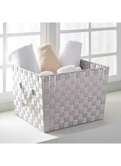 Buy Strap Storage Basket 25 x 38 x 33 cm in Saudi Arabia