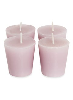 اشتري Basic 4 - Pieces Lavender Votive Candle Set Purple في الامارات