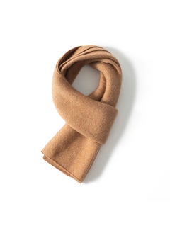 Buy Unisex Cashmere Scarf Knitted Warm WinterGolden Camel Golden Camel in UAE