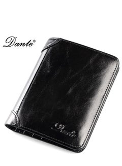 Men Genuine Leather Key Wallet Small Pouch Keychain Organizer Credit Card  Holder Cash Mens Purse Zipper Car Case WILLIAMPOLO (Black with Buckle)  price in UAE,  UAE