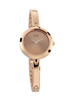 Buy Titan Raga ia Rose Gold Dial Women Watch With Metal Strap in UAE