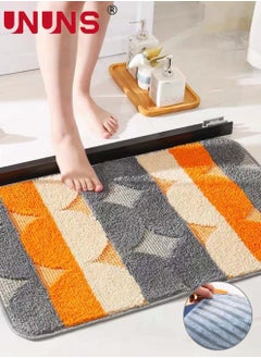 اشتري Bathroom Rugs,Extra Soft And Absorbent Microfiber Bath Rugs,40x60cm,Machine Washable and Dry Bathmat,Non Slip Bath Rugs في الامارات