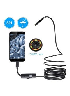 Buy 5M/7mm IP67 Waterproof Borescope Compatible with Android Mobile Phone in Saudi Arabia