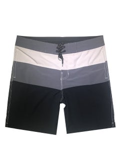 Buy 2023 Quick-Dry Surf Shorts Elastic Waterproof Floral Mens Swimwear 148 Black in Saudi Arabia