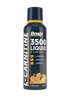 Buy 3500 Lcarnitine And Green Tea Fruit Burst 64 Serv 480 Ml in UAE